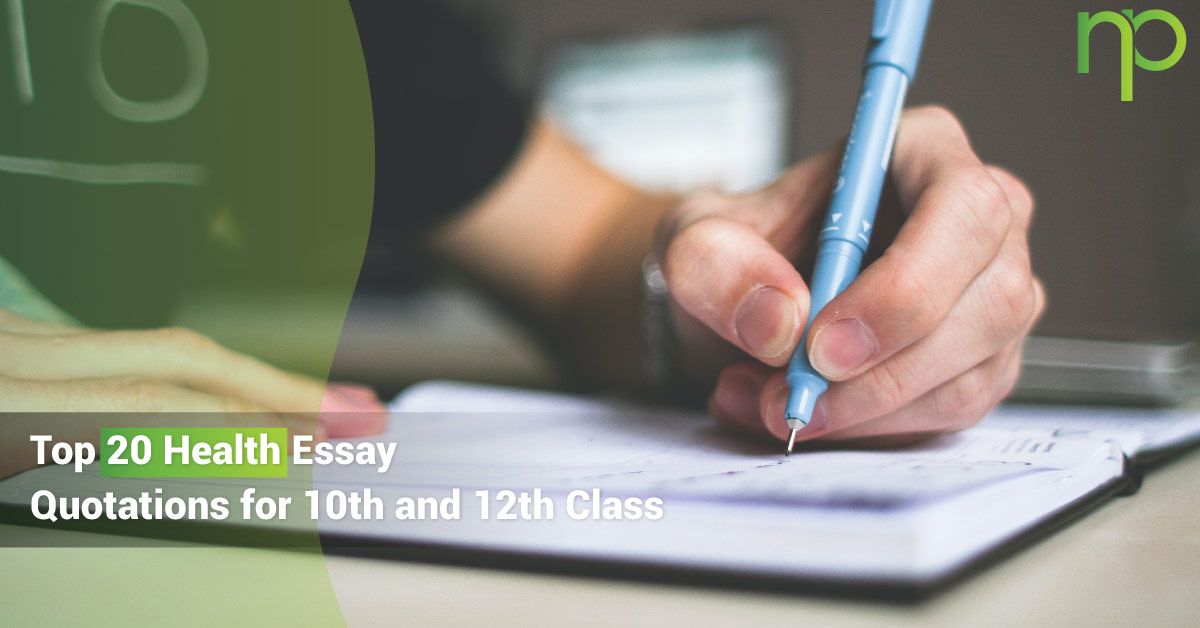 essay on health for class 10 with quotations