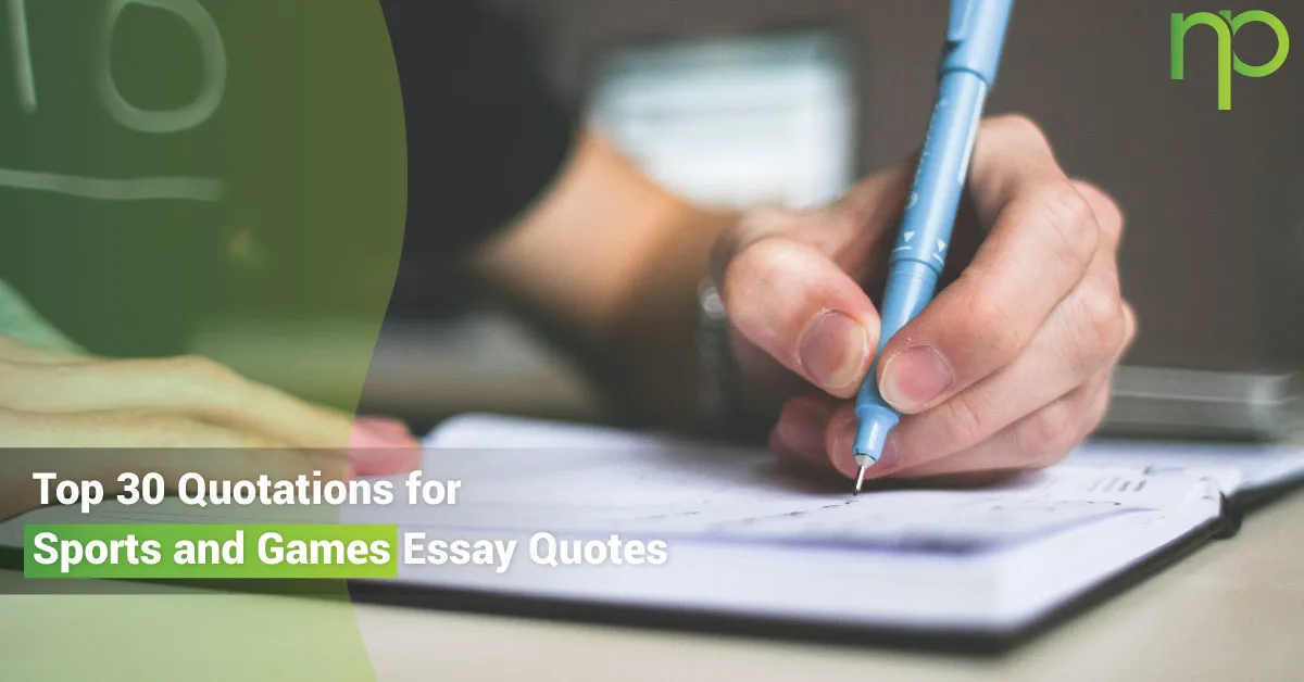 quotations on sports and games essay in english